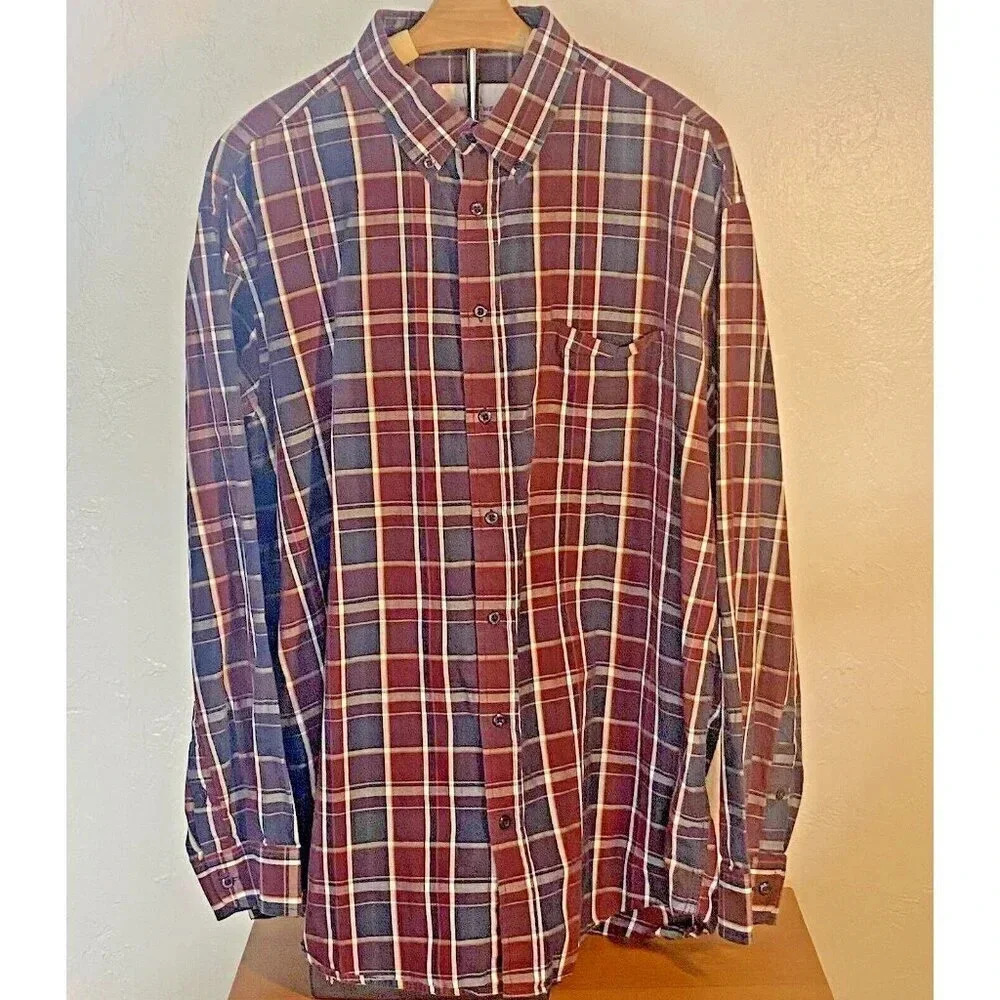 Real Work Wear Men's XT Long Sleeve Button Up